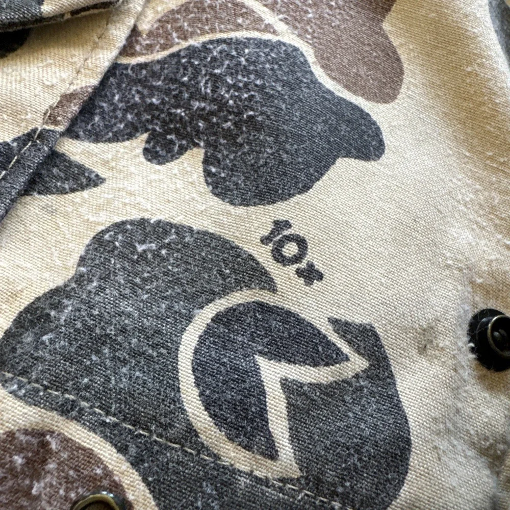 Vintage 10x Chore Coat‎ Mens L Duck Camo Hunting Barn Jacket 90s Gore-Tex